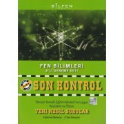 Bilfen Yayınları 8. Sınıf Fen Bilimleri Son Kontrol 8 li Deneme Seti