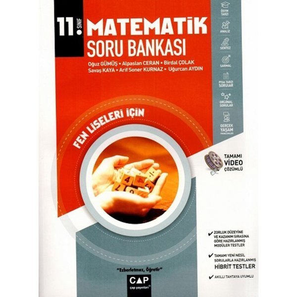 Çap Yayınları 11. Sınıf Matematik Fen Lisesi Soru Bankası