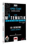Yargı Yayınları 2024 ÖABT Lise Matematik Öğretmenliği 10 Deneme Sınavı