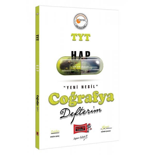 Yargı Yayınları Hap TYT Coğrafya Defterim