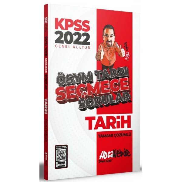 HocaWebde Yayınları 2022 KPSS Tarih ÖSYM Tarzı Seçmece Sorular Tamamı Çözümlü Soru Bankası