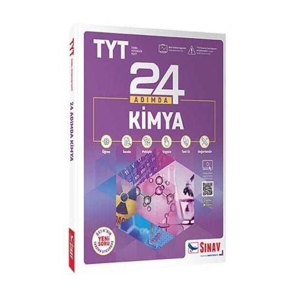 Sınav Yayınları TYT Kimya 24 Adımda Konu Anlatımlı Soru Bankası