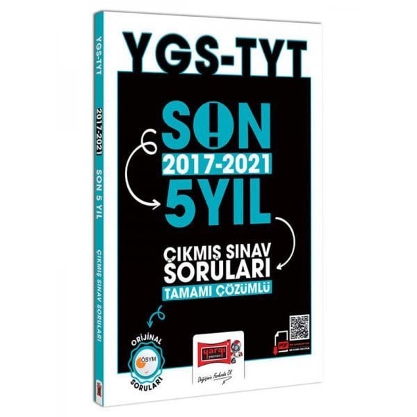 Yargı Yayınları TYT Son 5 Yıl (2017-2021) Tamamı Çözümlü Çıkmış Sınav Soruları