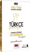 Yargı Yayınları 2024 ÖABT Türkçe Öğretmenliği Tamamı Çözümlü 10 Deneme Sınavı
