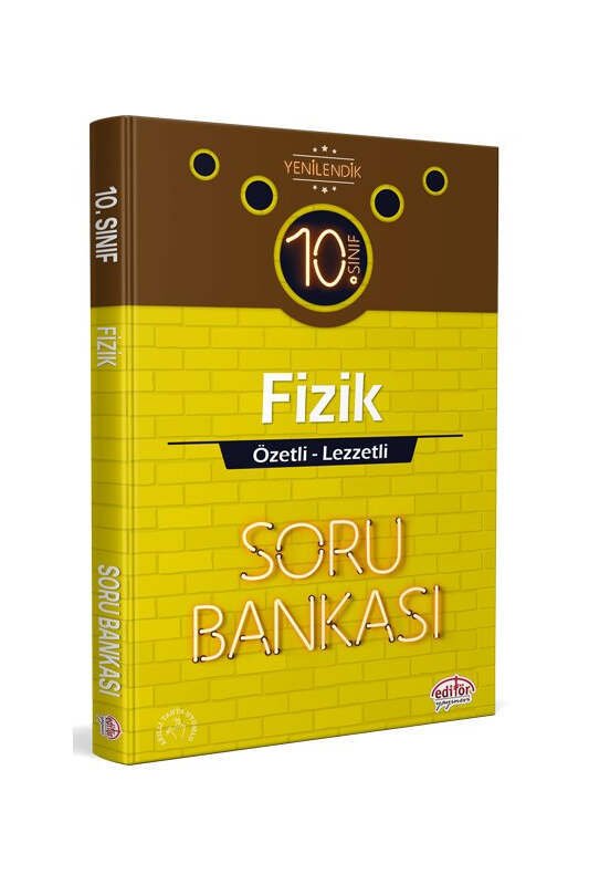 Editör Yayınları 10. Sınıf Fizik Özetli Lezzetli Soru Bankası