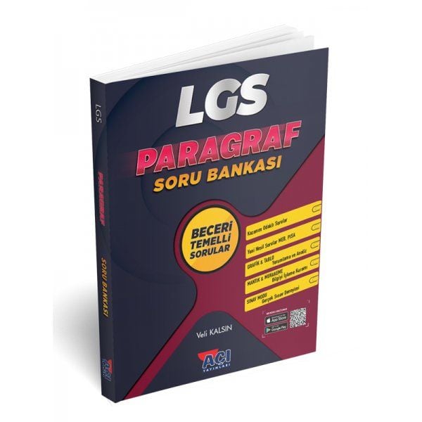 Açı Yayınları 8.Sınıf LGS Paragraf Soru Bankası