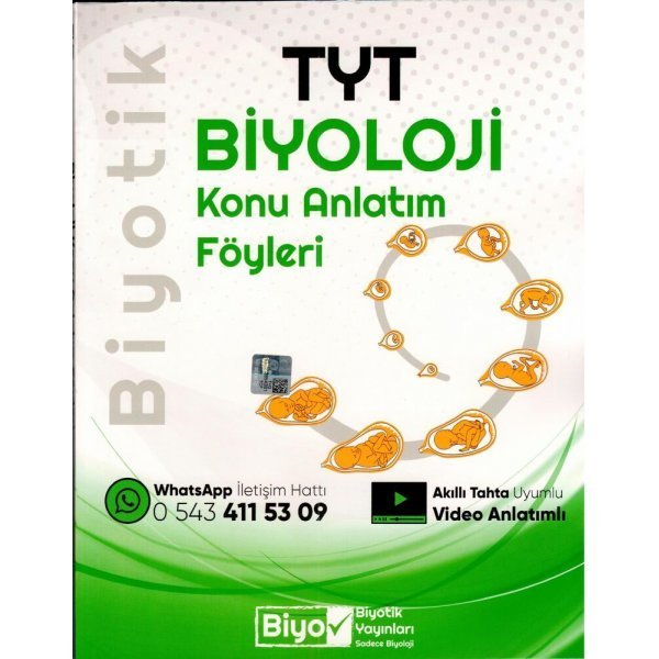 Biyotik Yayınları TYT Biyoloji Konu Anlatım Föyleri