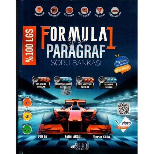 Son Viraj Yayınları 8. Sınıf LGS Paragraf Formula 1 Serisi Soru Bankası