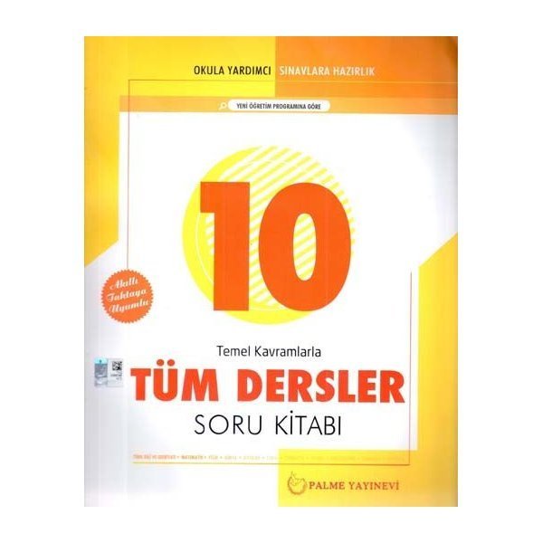 Palme Yayınları 10. Sınıf Tüm Dersler Soru Kitabı