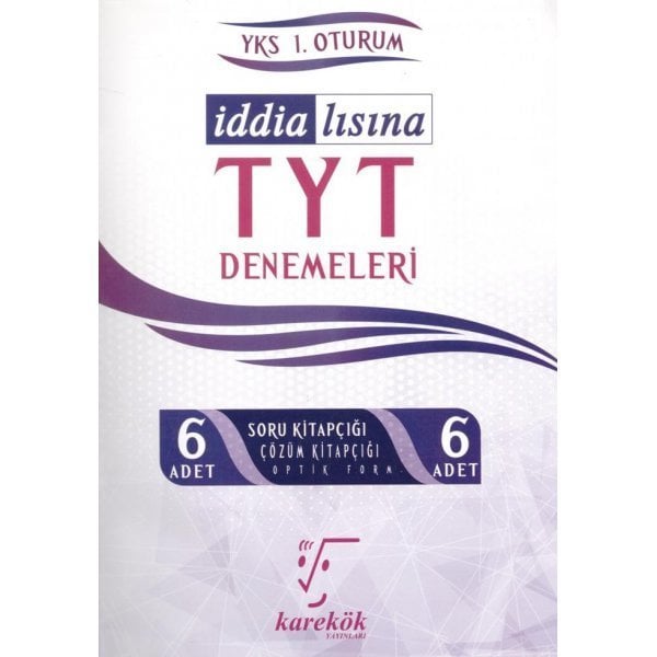 Karekök Yayınları TYT İddialısına Denemeleri 6 Adet