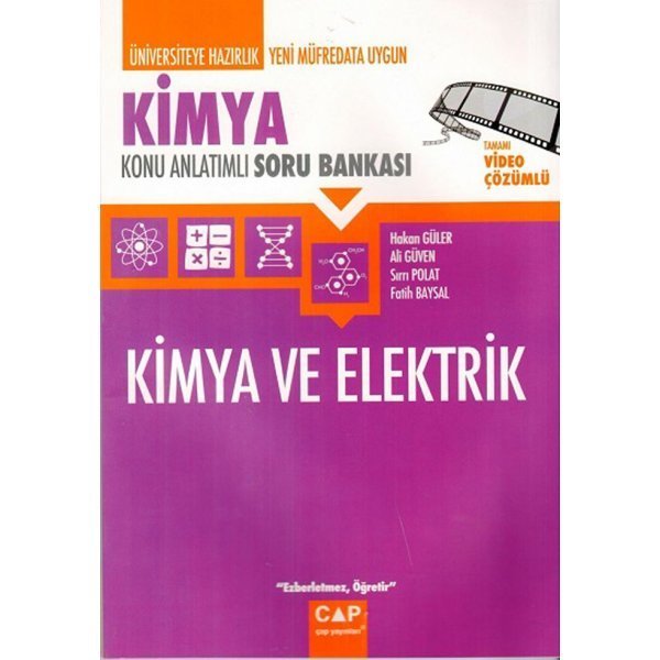 Çap Yayınları Kimya ve Elektrik Konu Anlatımlı Soru Bankası