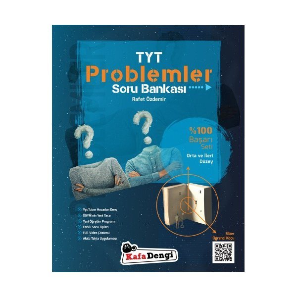 Kafadengi Yayınları TYT Problemler Soru Bankası Siber Öğrenci Koçu Orta ve İleri Düzey
