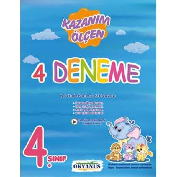 Okyanus Yayınları 4. Sınıf Kazanım Ölçen 4 Deneme
