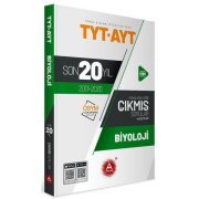 A Yayınları TYT AYT Biyoloji Son 20 Yıl Konu Konu Tamamı Çözümlü Çıkmış Sorular