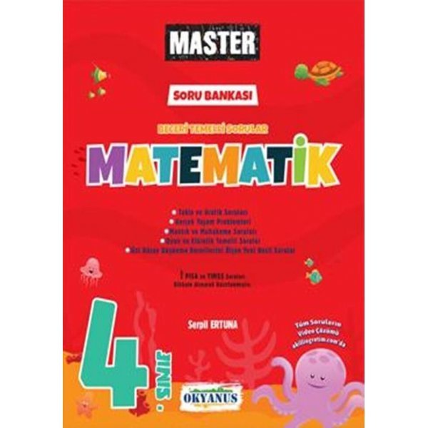 Okyanus Yayınları 4. Sınıf Matematik Master Soru Bankası