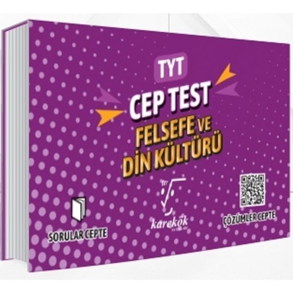 Karekök Yayınları TYT Felsefe ve Din Kültürü Cep Test