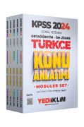 Yediiklim Yayınları 2024 KPSS Ortaöğretim-Önlisans GK-GY Konu Anlatımlı Modüler Set