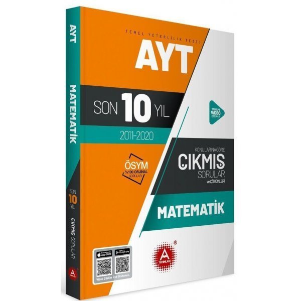 A Yayınları AYT Matematik Son 10 Yıl Konularına Göre Tamamı Çözümlü Çıkmış Sorular