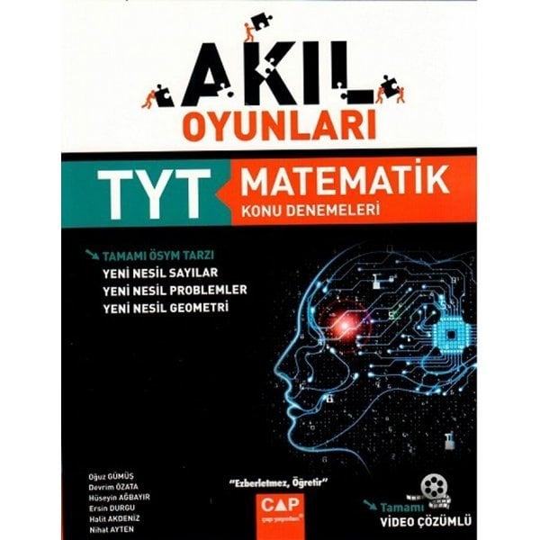 Çap Yayınları TYT Matematik Akıl Oyunları Konu Denemeleri