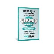 Yediiklim Yayınları 2025 KPSS Genel Yetenek Genel Kültür Konularına Göre Düzenlenmiş Tamamı Çözümlü Çıkmış Sorular