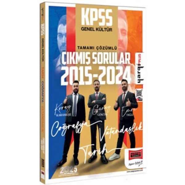 Yargı Yayınları 2025 KPSS Genel Kültür 2015-2024 Konularına Göre Düzenlenmiş Tamamı Çözümlü Çıkmış Sorular