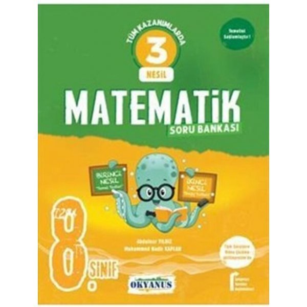 Okyanus Yayınları 8. Sınıf Matematik 3 Nesil Soru Bankası