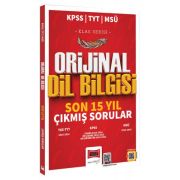 Yargı Yayınları 2025 KPSS TYT MSÜ Klas Serisi Orijinal Dil Bilgisi Son 15 Yıl Çıkmış Sorular