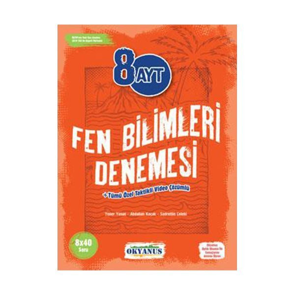 Okyanus Yayınları AYT Fen Bilimleri 8x40 Denemeleri