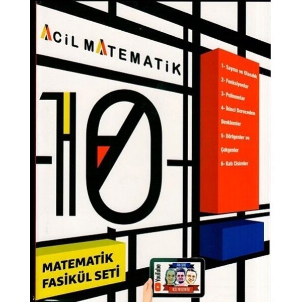 Acil Yayınları 10. Sınıf Acil Matematik 6 lı Fasikül Set