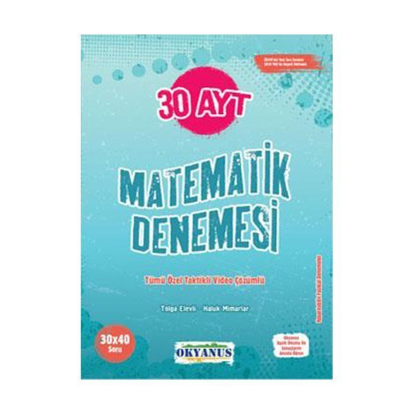 Okyanus Yayınları AYT Matematik 30 Denemesi