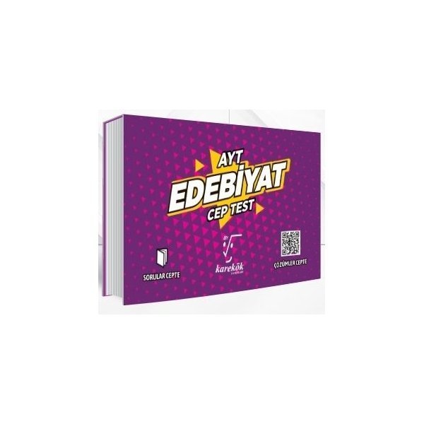 Karekök Yayınları AYT Edebiyat Cep Test