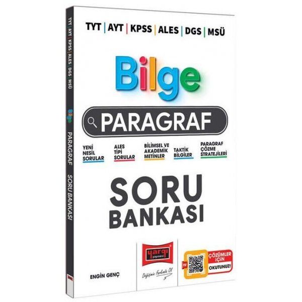 Yargı Yayınları TYT AYT KPSS ALES DGS MSÜ Bilge Paragraf Soru Bankası
