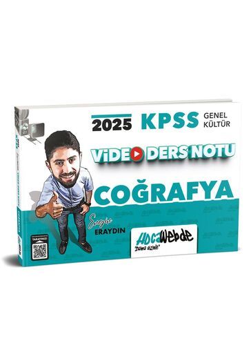 HocaWebde Yayınları 2025 KPSS GK Coğrafya Video Ders Notu