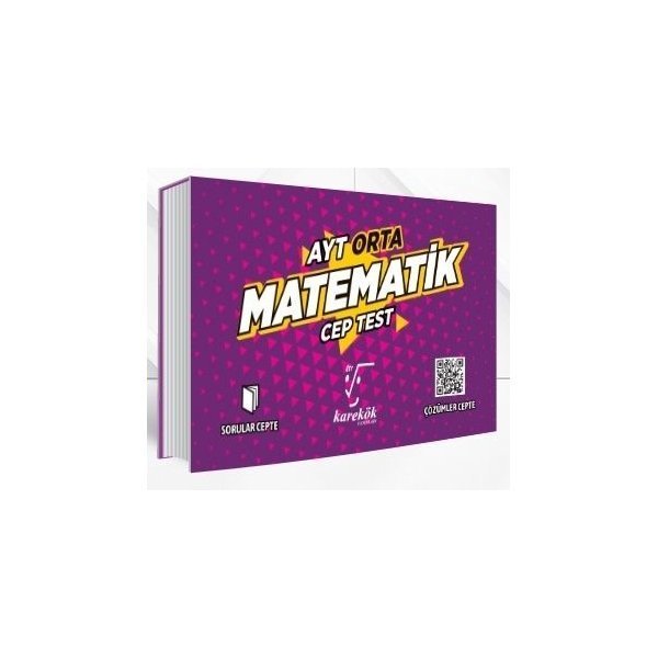 Karekök Yayınları AYT Matematik Orta Cep Test