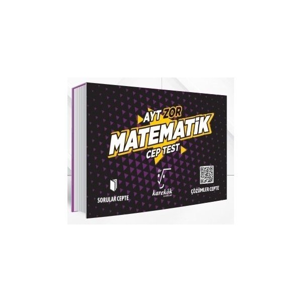 Karekök Yayınları AYT Matematik Zor Cep Test