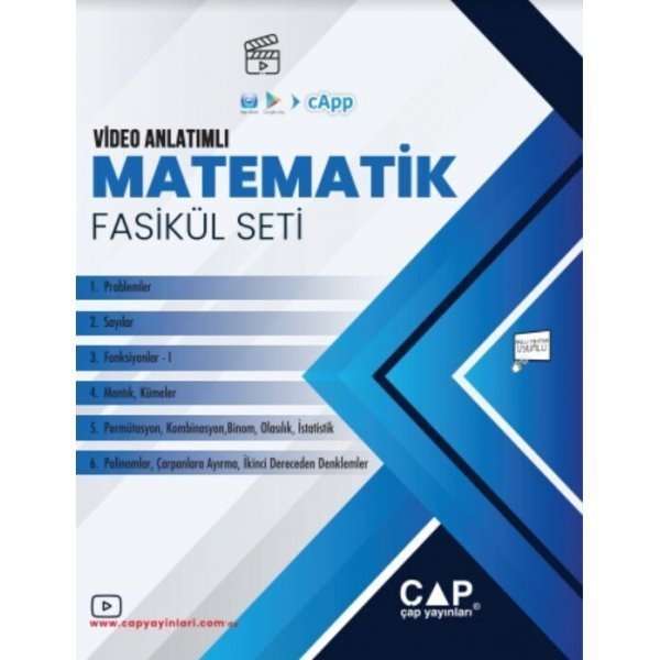 Çap Yayınları TYT Matematik Seti Tamamı Video Çözümlü