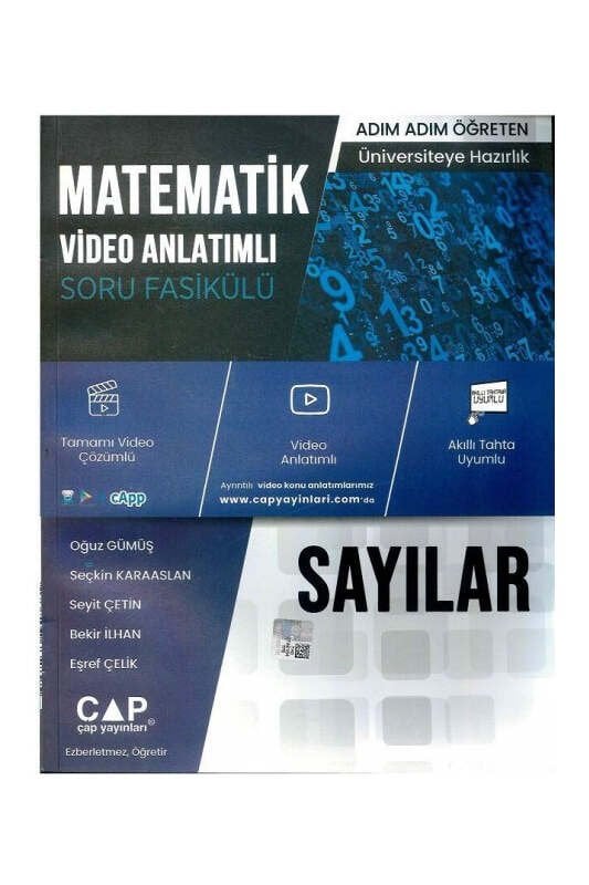 Çap Yayınları Matematik Sayılar Konu Anlatımlı Soru Bankası
