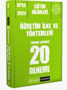 Pegem Yayınları 2024 KPSS Eğitim Bilimleri Öğretim İlke ve Yöntemleri 20 Deneme