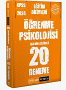 Pegem Yayınları 2024 KPSS Eğitim Bilimleri Öğrenme Psikolojisi 20 Deneme