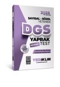 Yediiklim Yayınları 2025 DGS Sayısal-Sözel Yetenek Çek Kopart Yaprak Test