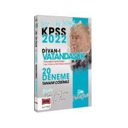 Yargı Yayınları 2022 KPSS Lise Ön Lisans Divanı Vatandaşlık Tamamı Çözümlü 20 Deneme