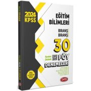 Data Yayınları 2024 KPSS Eğitim Bilimleri Branş Branş 30 Föy Denemeleri