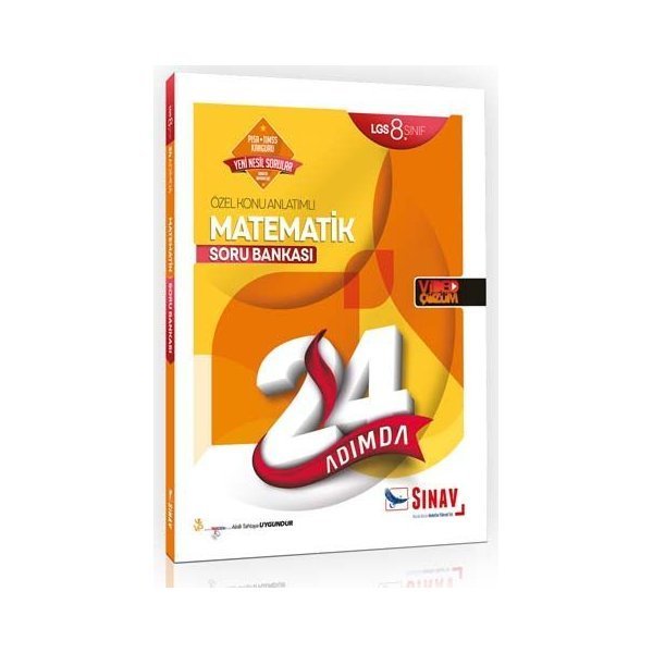 Sınav Yayınları 8. Sınıf LGS Matematik 24 Adımda Özel Konu Anlatımlı Soru Bankası