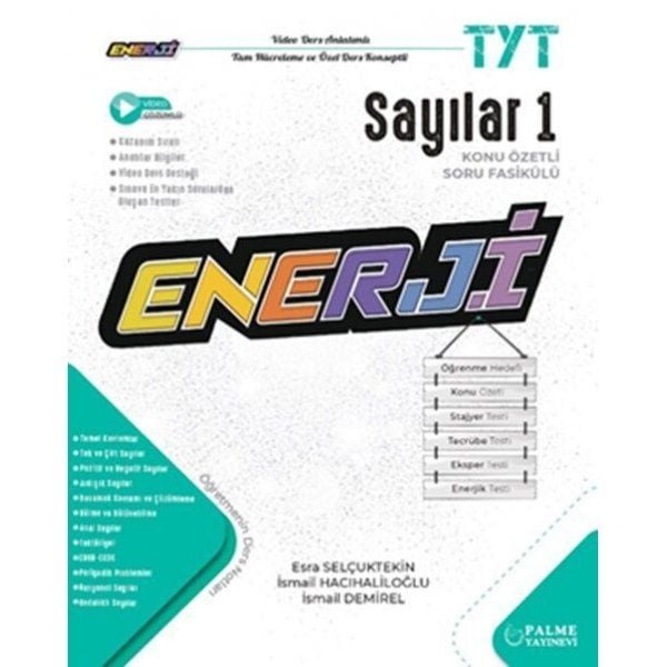 Palme Yayınları TYT Sayılar 1 Enerji Konu Özetli Soru Fasikülü
