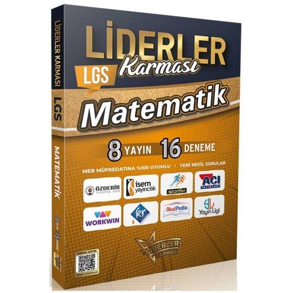 Liderler Karması LGS Matematik Denemeleri 8 Yayın 16 Deneme