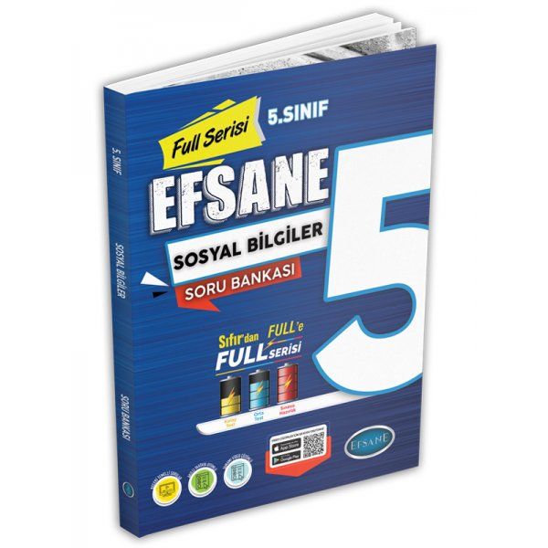 Efsane Yayınları 5.Sınıf Full Serisi Sosyal Bilgiler Soru Bankası ( 642 Soru )