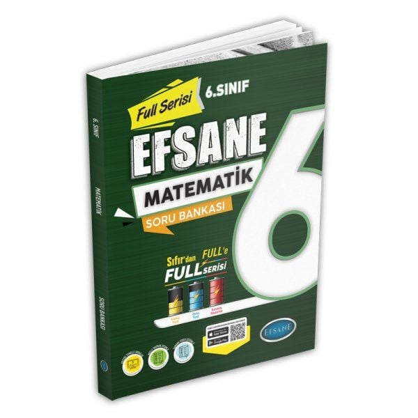 Efsane Yayınları 6.Sınıf Full Serisi Matematik Soru Bankası ( 722 Soru )