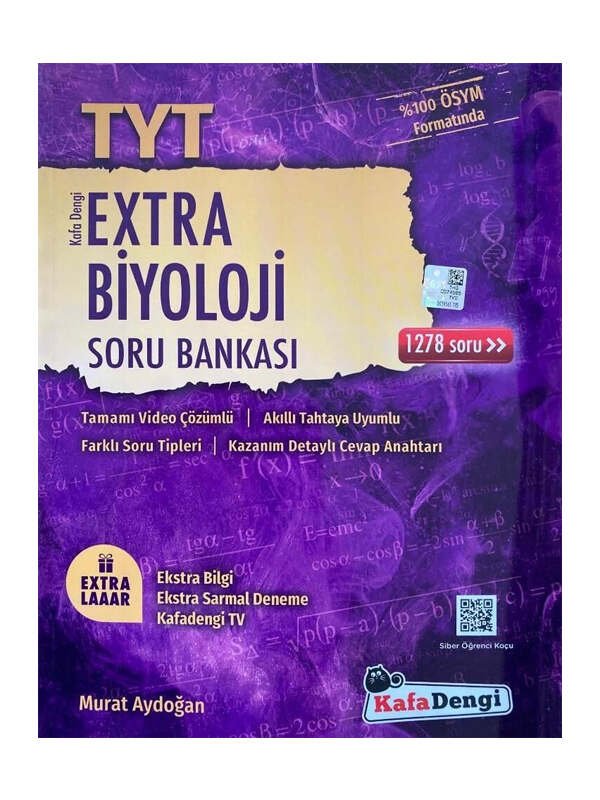 Kafadengi Yayınları TYT Biyoloji Extra Soru Bankası