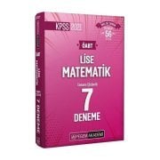 Pegem Yayınları 2021 ÖABT Lise Matematik 7 Deneme Çözümlü