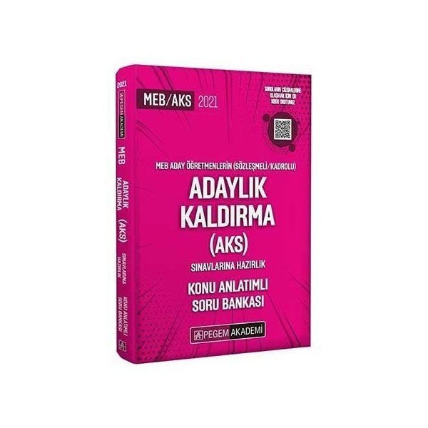 Pegem Yayınları 2021 MEB Aday Öğretmenleri Adaylık Kaldırma Sınavlarına Hazırlık Konu Anlatımlı Soru Bankası